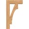 Ekena Millwork Westlake Block Smooth Bracket w/ Offset Brace, Western Red Cedar, 5 1/2"W x 16"D x 28"H BKT0604X16X28WTL05SWR - alternate 4